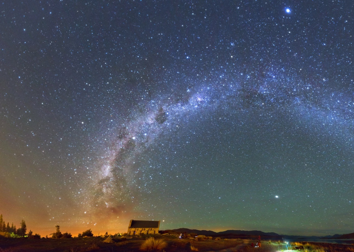 Voûte étoilée au Lac Tekapo