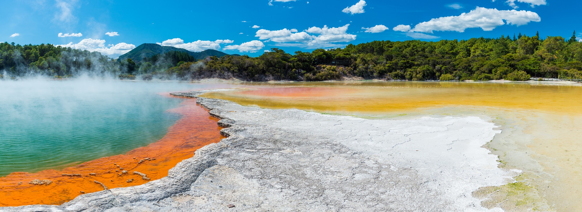 Wai-O-Tapu, la piscine de champagne en Nouvelle Zélande
