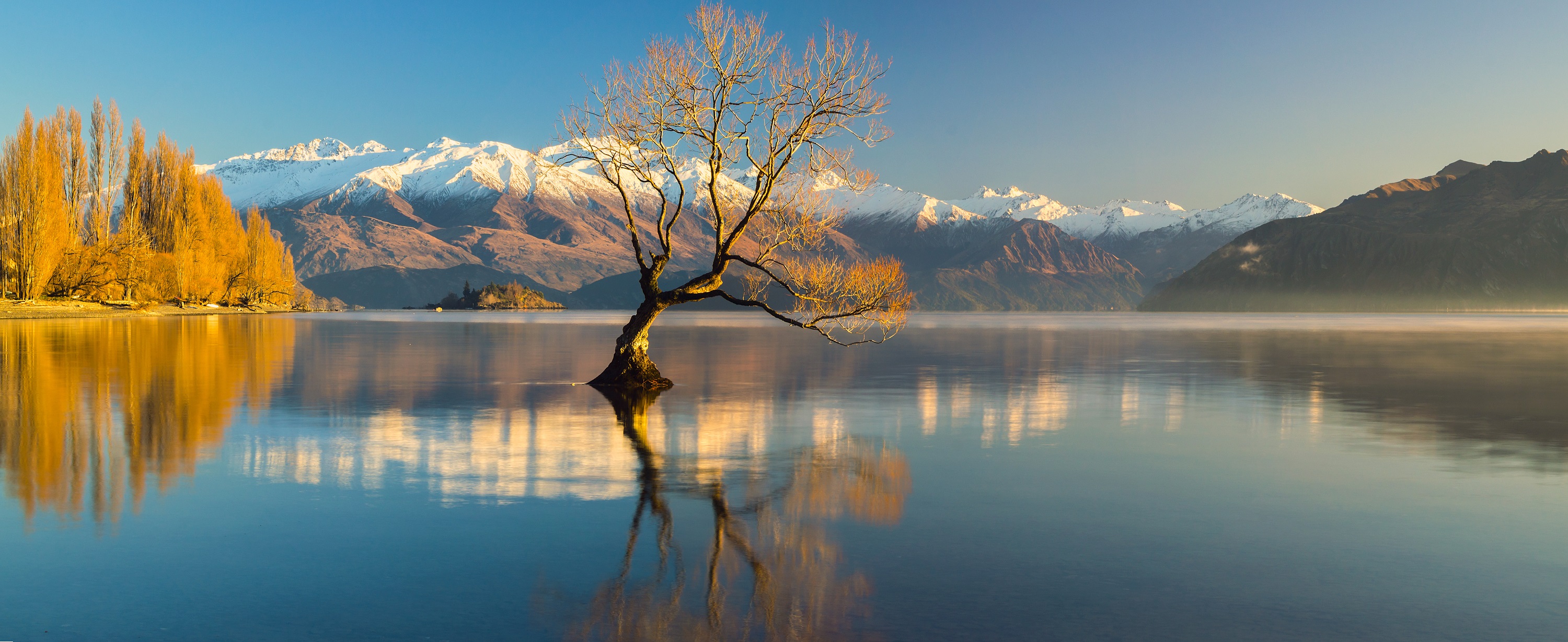 Lake Wanakapa aux couleurs de l'automne